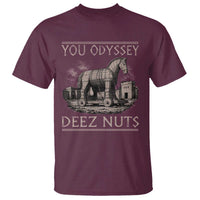 You Odyssey Deez Nuts Funny Trojan Horse T Shirt Inappropriate Adult Humor Ancient Greek