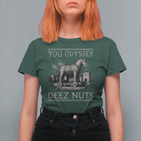 You Odyssey Deez Nuts Funny Trojan Horse T Shirt For Women Inappropriate Adult Humor Ancient Greek