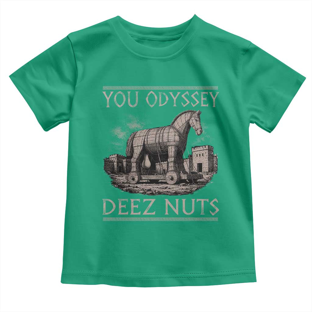 You Odyssey Deez Nuts Funny Trojan Horse Toddler T Shirt Inappropriate Adult Humor Ancient Greek