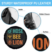Hose Bee Lion Funny Meme Word Pun Retro Spare Tire Cover