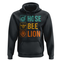 Hose Bee Lion Funny Meme Word Pun Retro Hoodie