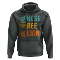 Hose Bee Lion Funny Meme Word Pun Retro Hoodie