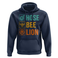 Hose Bee Lion Funny Meme Word Pun Retro Hoodie