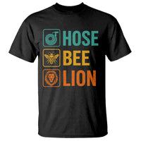 Hose Bee Lion Funny Meme Word Pun Retro T Shirt
