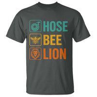 Hose Bee Lion Funny Meme Word Pun Retro T Shirt