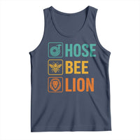 Hose Bee Lion Funny Meme Word Pun Retro Tank Top