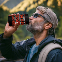 I Was A Man Trapped In A Woman's Body Then I Was Born 4 in 1 Can Cooler Tumbler Dark Humor