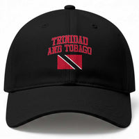 Trinidad And Tobago Athletic Throwback Design Baseball Cap Vintage Trinidadian Flag