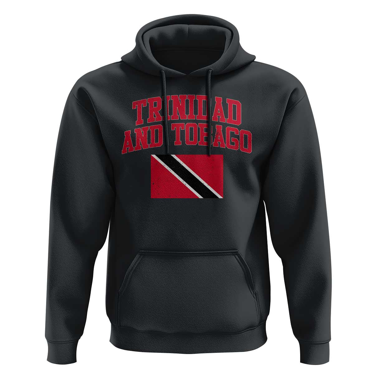 Trinidad And Tobago Athletic Throwback Design Hoodie Vintage Trinidadian Flag