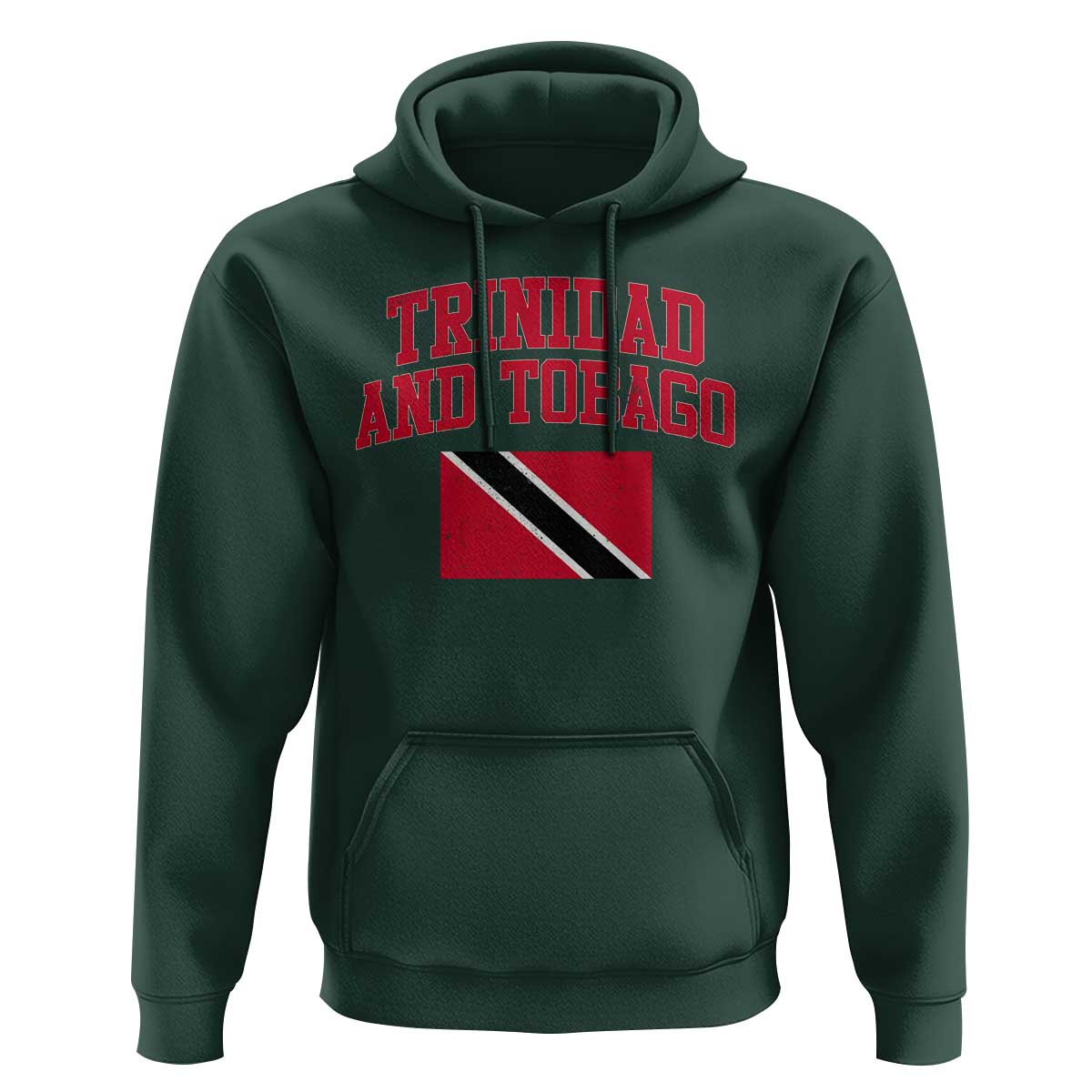 Trinidad And Tobago Athletic Throwback Design Hoodie Vintage Trinidadian Flag