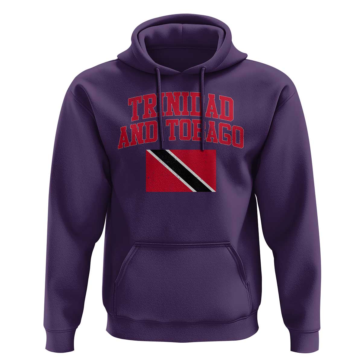 Trinidad And Tobago Athletic Throwback Design Hoodie Vintage Trinidadian Flag