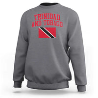 Trinidad And Tobago Athletic Throwback Design Sweatshirt Vintage Trinidadian Flag
