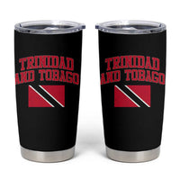 Trinidad And Tobago Athletic Throwback Design Tumbler Cup Vintage Trinidadian Flag