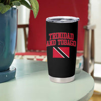 Trinidad And Tobago Athletic Throwback Design Tumbler Cup Vintage Trinidadian Flag
