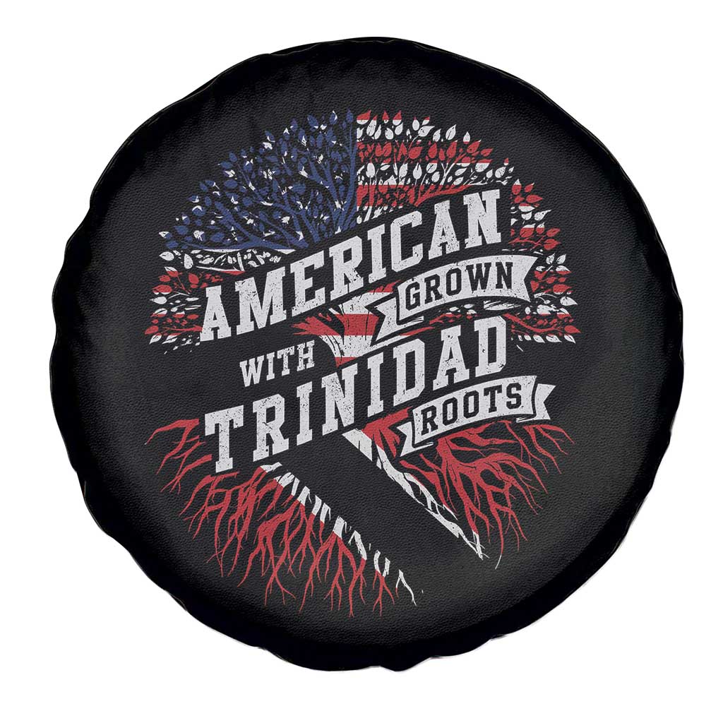 American Grown WIth Trinidad Roots Spare Tire Cover Proud Trinidadian and Tobagonian Americans