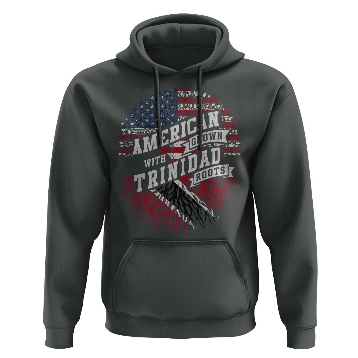 American Grown WIth Trinidad Roots Hoodie Proud Trinidadian and Tobagonian Americans