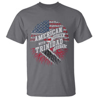 American Grown WIth Trinidad Roots T Shirt Proud Trinidadian and Tobagonian Americans