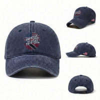 American Grown WIth Trinidad Roots Washed Cotton Baseball Cap Proud Trinidadian and Tobagonian Americans