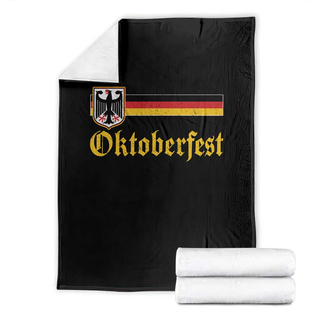 Oktoberfest German Bundesadler Coat of Arms Throw Blanket Bavarian Drinking Festival