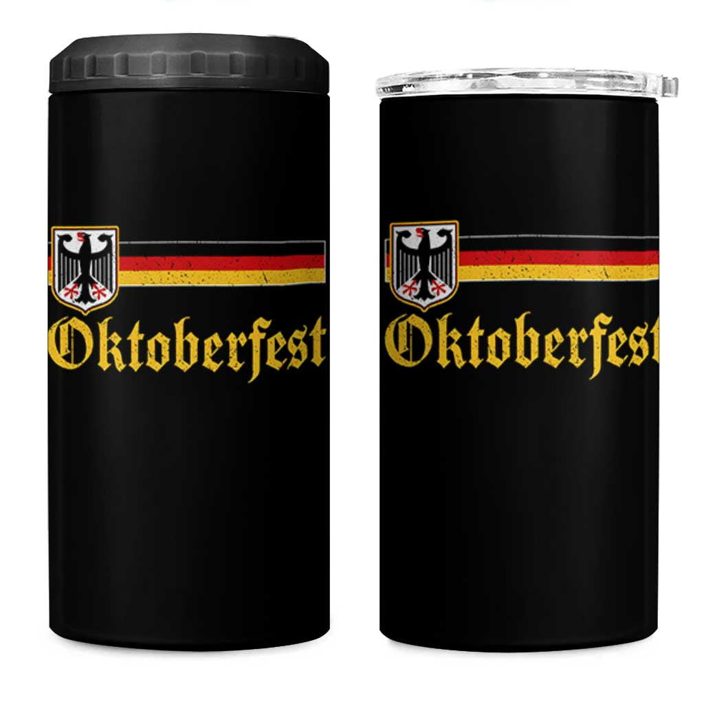 Oktoberfest German Bundesadler Coat of Arms 4 in 1 Can Cooler Tumbler Bavarian Drinking Festival