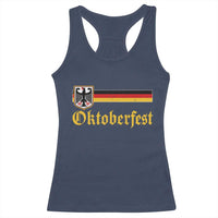 Oktoberfest German Bundesadler Coat of Arms Racerback Tank Top Bavarian Drinking Festival