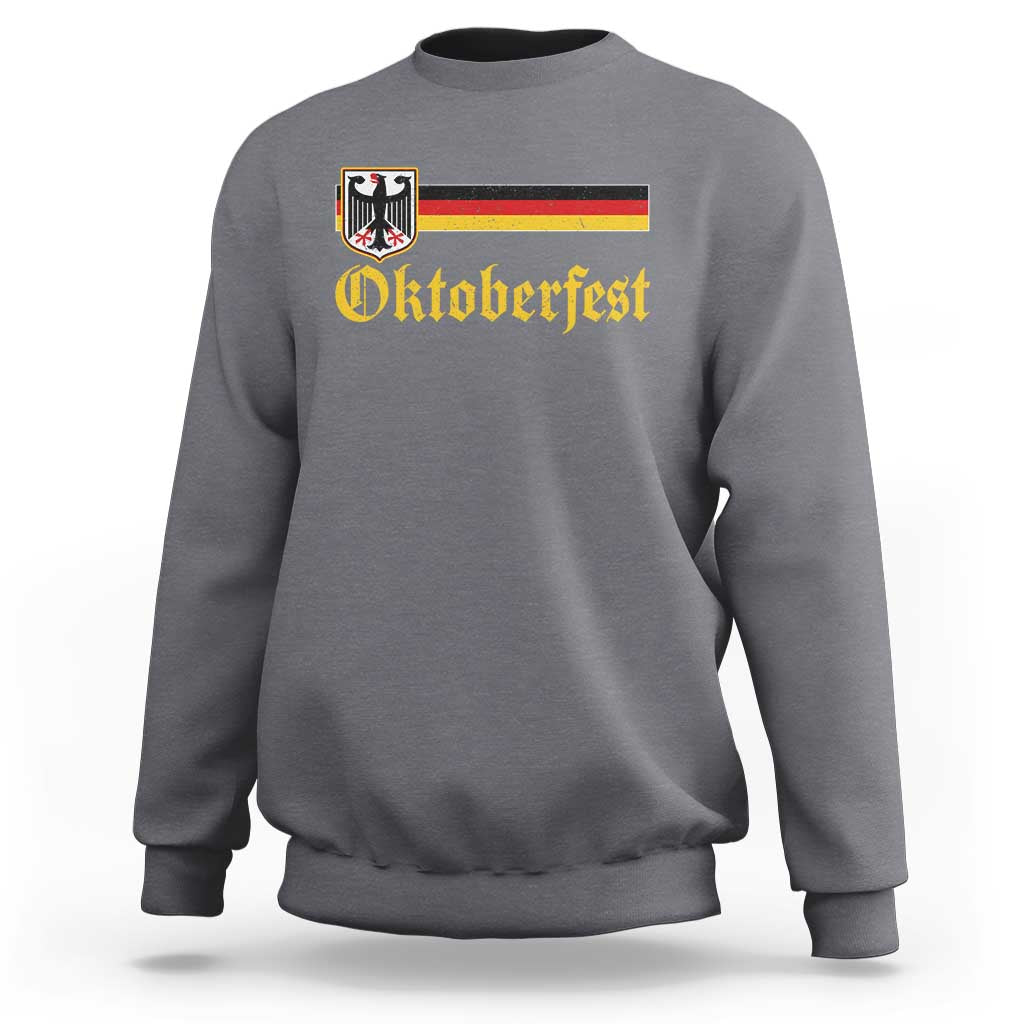 Oktoberfest German Bundesadler Coat of Arms Sweatshirt Bavarian Drinking Festival