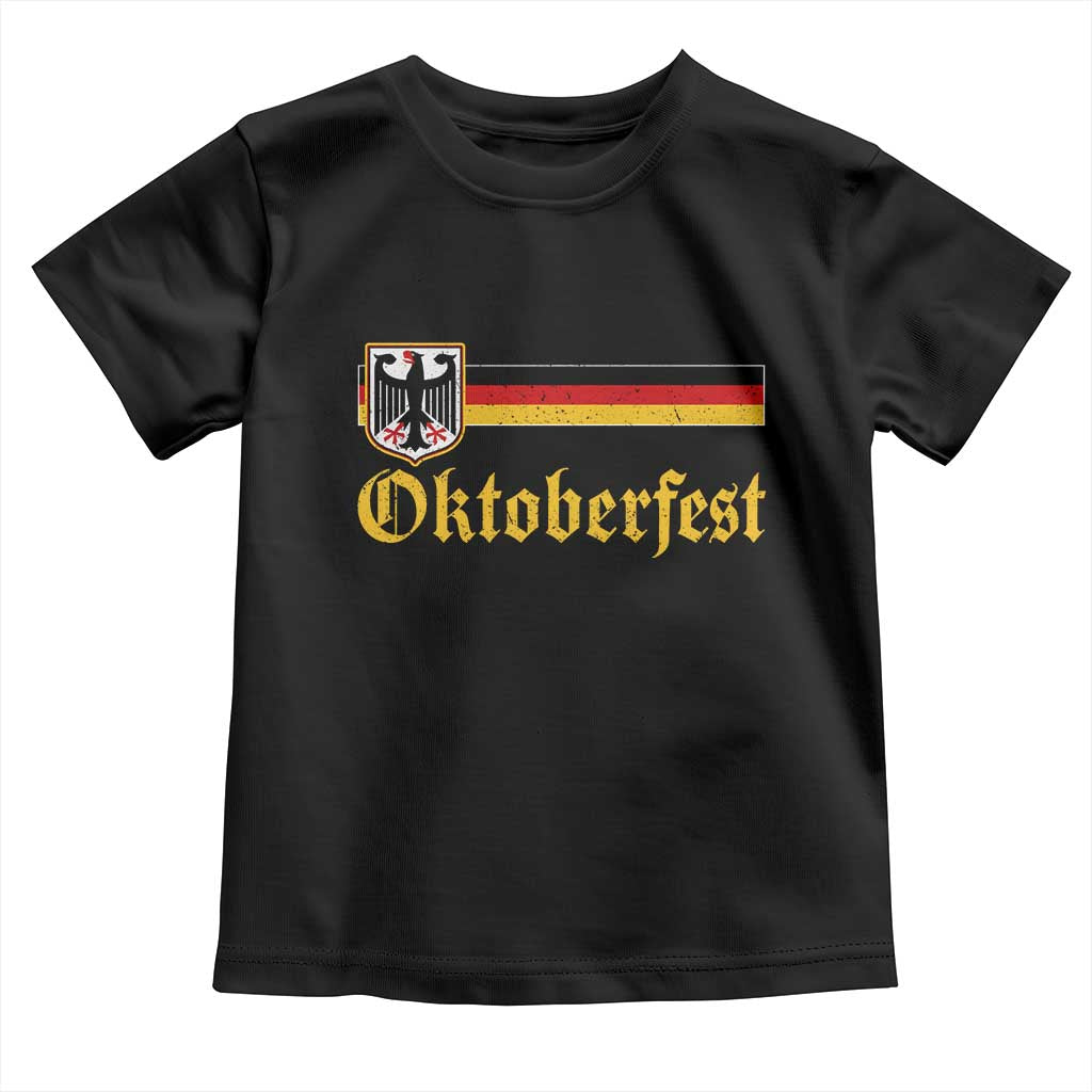 Oktoberfest German Bundesadler Coat of Arms Toddler T Shirt Bavarian Drinking Festival