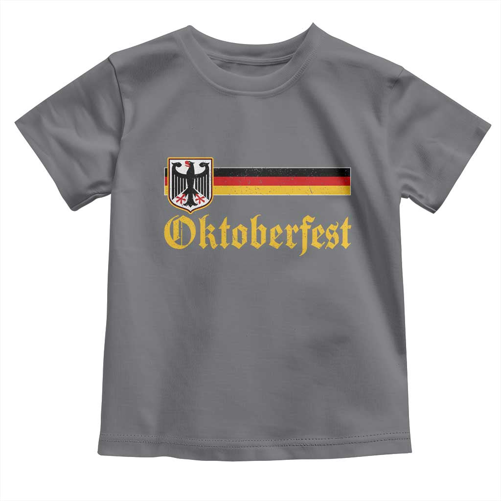 Oktoberfest German Bundesadler Coat of Arms Toddler T Shirt Bavarian Drinking Festival