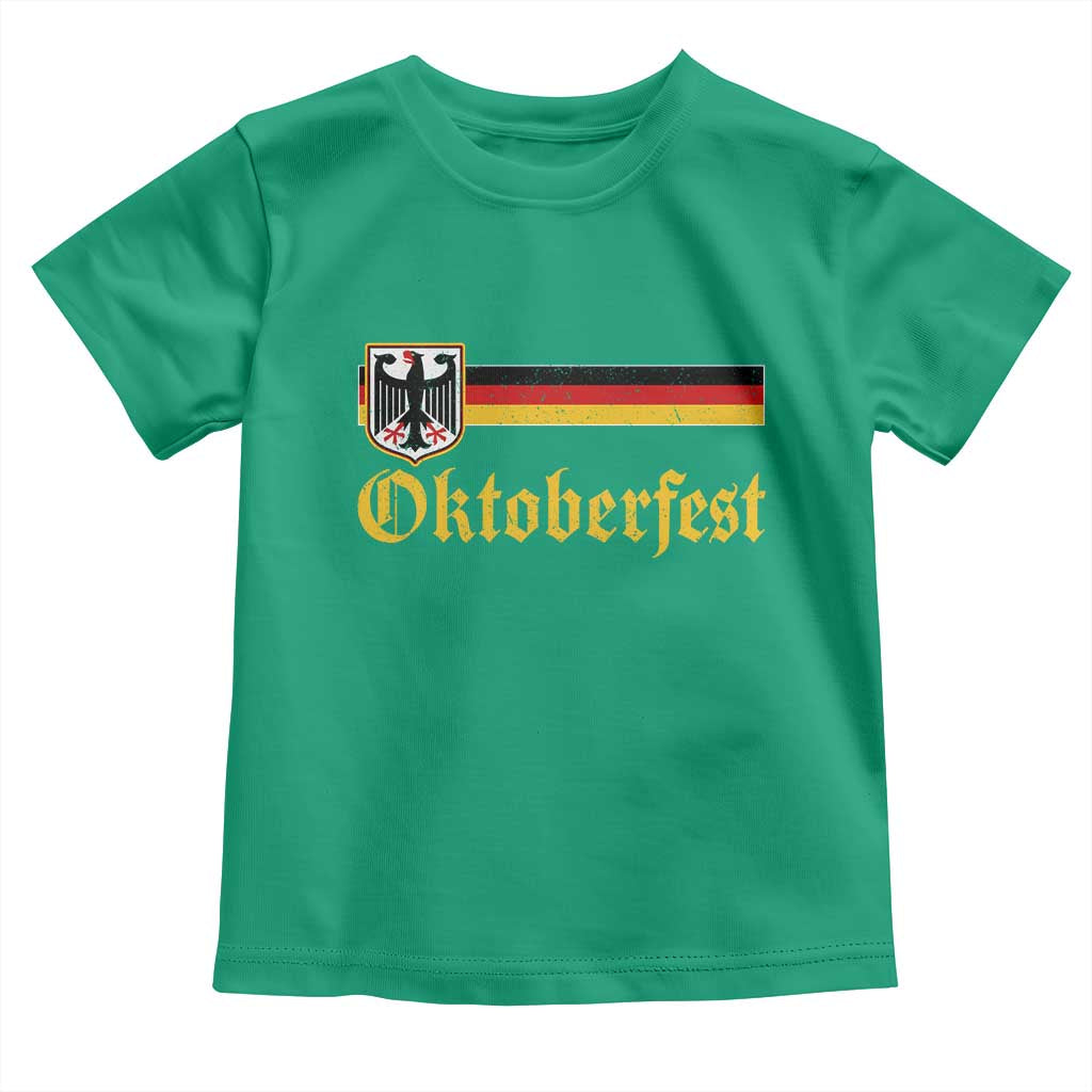 Oktoberfest German Bundesadler Coat of Arms Toddler T Shirt Bavarian Drinking Festival