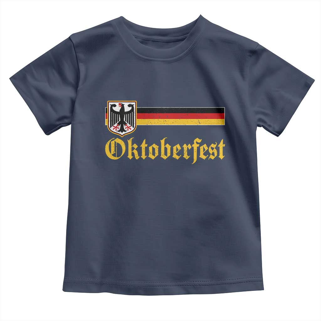 Oktoberfest German Bundesadler Coat of Arms Toddler T Shirt Bavarian Drinking Festival