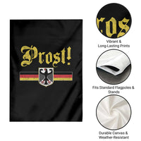 Prost Oktoberfest Beer Drinking Garden Flag German Flag Bundesadler Coat of Arms
