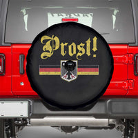 Prost Oktoberfest Beer Drinking Spare Tire Cover German Flag Bundesadler Coat of Arms
