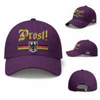 Prost Oktoberfest Beer Drinking Baseball Cap German Flag Bundesadler Coat of Arms