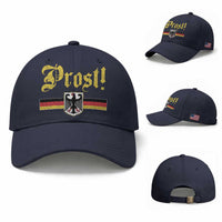 Prost Oktoberfest Beer Drinking Baseball Cap German Flag Bundesadler Coat of Arms