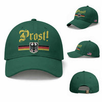 Prost Oktoberfest Beer Drinking Baseball Cap German Flag Bundesadler Coat of Arms