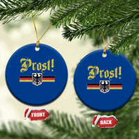 Prost Oktoberfest Beer Drinking Ceramic Ornament German Flag Bundesadler Coat of Arms