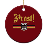 Prost Oktoberfest Beer Drinking Ceramic Ornament German Flag Bundesadler Coat of Arms