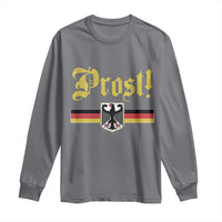 Prost Oktoberfest Beer Drinking Long Sleeve Shirt German Flag Bundesadler Coat of Arms