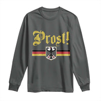 Prost Oktoberfest Beer Drinking Long Sleeve Shirt German Flag Bundesadler Coat of Arms