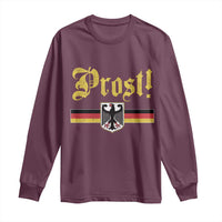 Prost Oktoberfest Beer Drinking Long Sleeve Shirt German Flag Bundesadler Coat of Arms