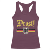 Prost Oktoberfest Beer Drinking Racerback Tank Top German Flag Bundesadler Coat of Arms