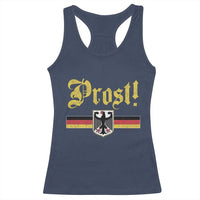 Prost Oktoberfest Beer Drinking Racerback Tank Top German Flag Bundesadler Coat of Arms