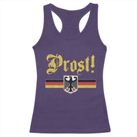 Prost Oktoberfest Beer Drinking Racerback Tank Top German Flag Bundesadler Coat of Arms