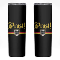 Prost Oktoberfest Beer Drinking Skinny Tumbler German Flag Bundesadler Coat of Arms