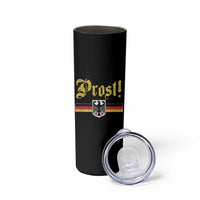 Prost Oktoberfest Beer Drinking Skinny Tumbler German Flag Bundesadler Coat of Arms