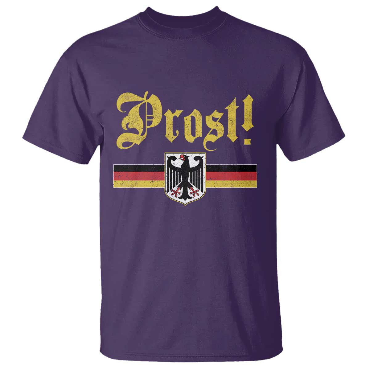 Prost Oktoberfest Beer Drinking T Shirt German Flag Bundesadler Coat of Arms