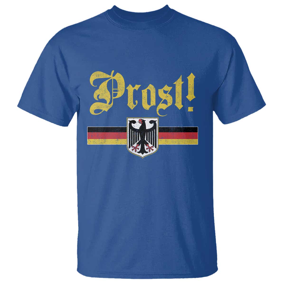 Prost Oktoberfest Beer Drinking T Shirt German Flag Bundesadler Coat of Arms