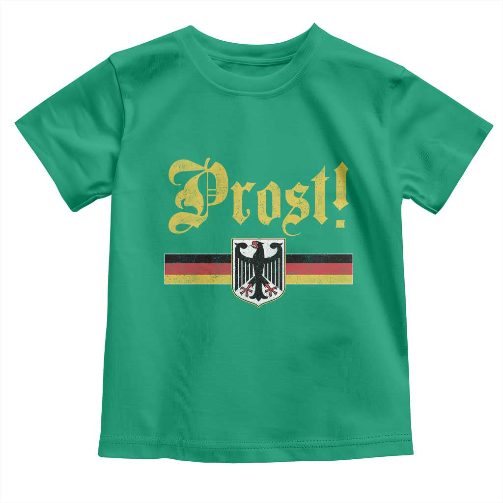 Prost Oktoberfest Beer Drinking Toddler T Shirt German Flag Bundesadler Coat of Arms
