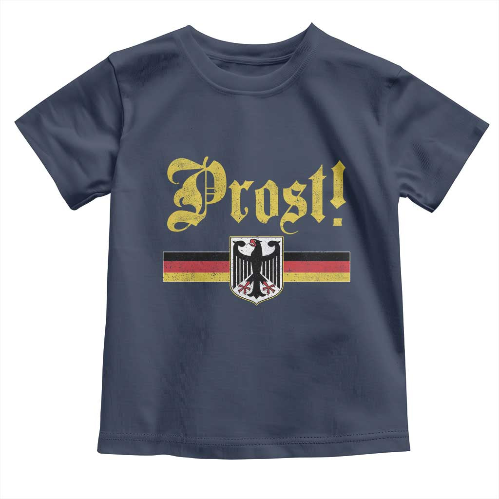 Prost Oktoberfest Beer Drinking Toddler T Shirt German Flag Bundesadler Coat of Arms