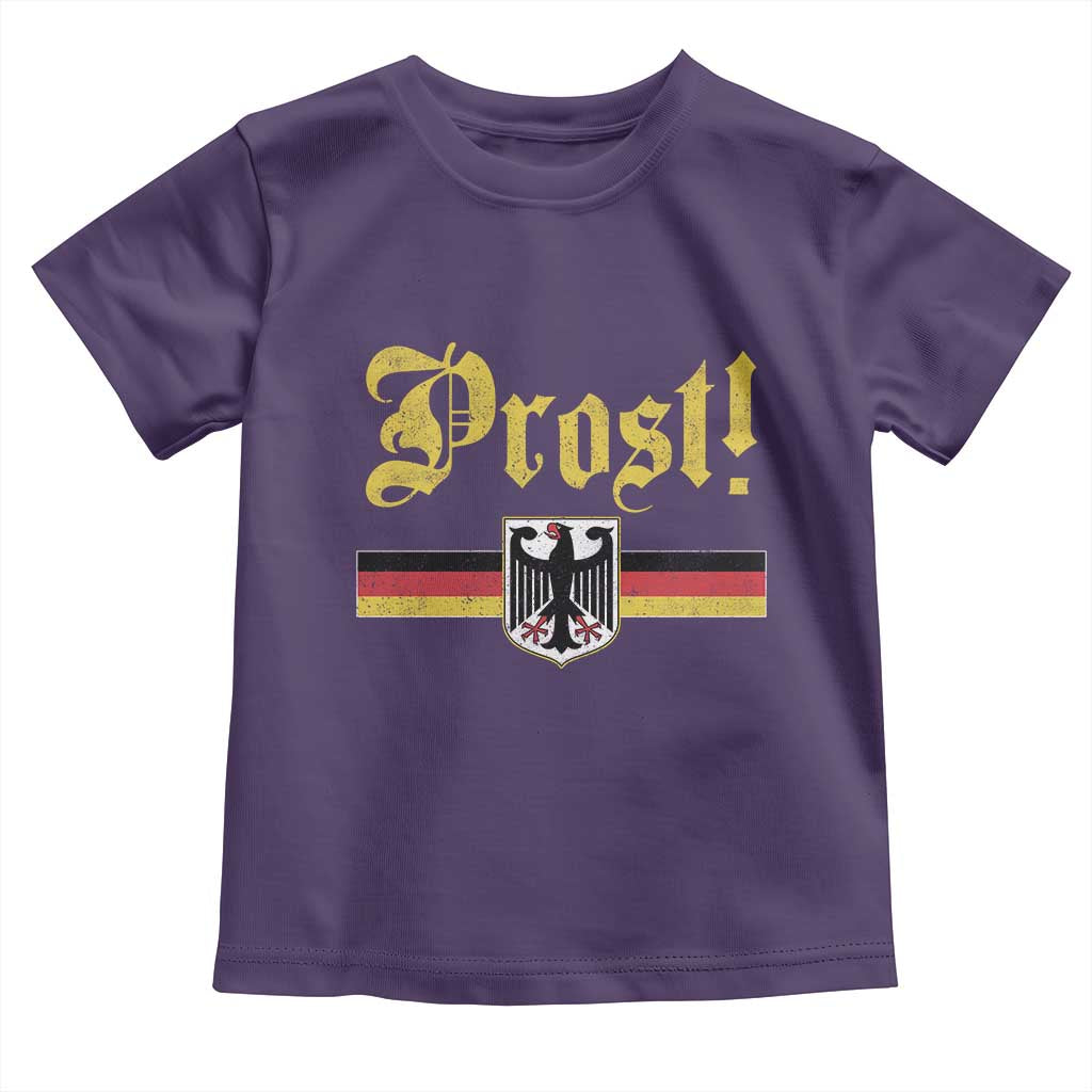 Prost Oktoberfest Beer Drinking Toddler T Shirt German Flag Bundesadler Coat of Arms